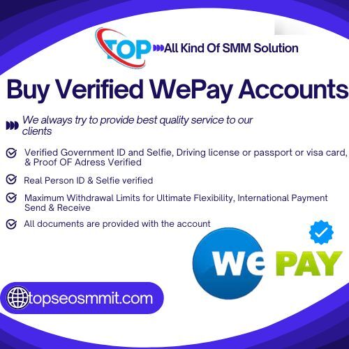 Buy Verified WePay Accounts